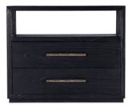 Picture of LINVILLE FALLS SHOU SUGI BAN TWO DRAWER NIGHTSTAND      