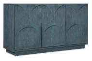 Picture of  MELANGE ROUND VALLEY THREE DOOR ENTERTAINMENT CREDENZA      