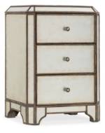 Picture of ARABELLA MIRRORED THREE-DRAWER NIGHTSTAND          