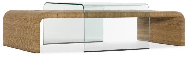 Picture of  AMANI ROPE AND GLASS COCKTAIL TABLE       
