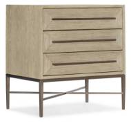 Picture of CASCADE THREE-DRAWER NIGHTSTAND           