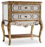 Picture of SANCTUARY MIRRORED LEG NIGHTSTAND-BLING          