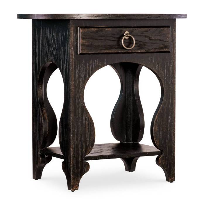 Picture of AMERICANA ONE-DRAWER OVAL NIGHTSTAND          
