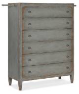Picture of CIAO BELLA SIX-DRAWER CHEST- SPECKLED GRAY        