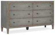 Picture of CIAO BELLA SIX-DRAWER DRESSER- SPECKLED GRAY        