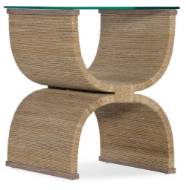 Picture of  MELANGE LENNY WOVEN END TABLE        