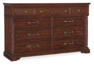 Picture of CHARLESTON NINE-DRAWER DRESSER           
