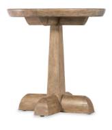 Picture of  VINEYARD ROW ROUND PEDESTAL END TABLE       