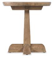 Picture of  VINEYARD ROW ROUND PEDESTAL END TABLE       