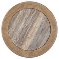 Picture of  VINEYARD ROW ROUND PEDESTAL END TABLE       