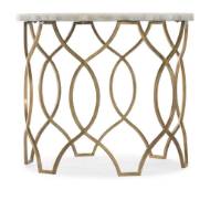 Picture of  MELANGE CORRINA ROUND LAMP TABLE        