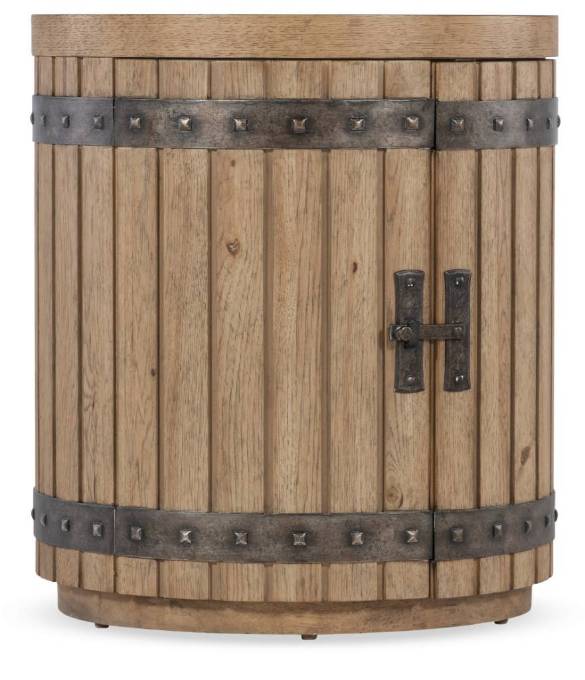 Picture of  VINEYARD ROW WINE BARREL END TABLE       