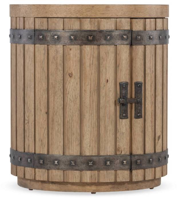 Picture of  VINEYARD ROW WINE BARREL END TABLE       