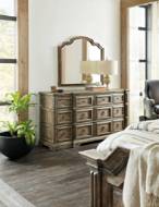 Picture of LA GRANGE ROLLING HILL NINE-DRAWER DRESSER        