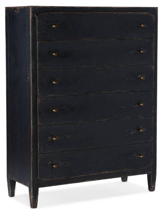 Picture of CIAO BELLA SIX-DRAWER CHEST- BLACK         