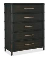 Picture of RETREAT POLE RATTAN FIVE-DRAWER CHEST         