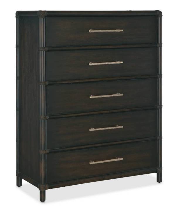 Picture of RETREAT POLE RATTAN FIVE-DRAWER CHEST         