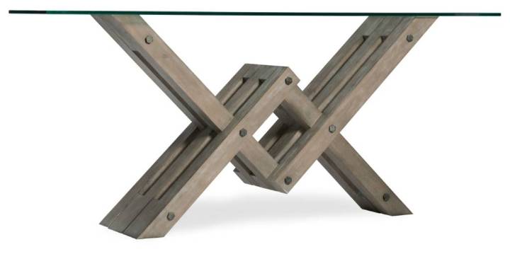 Picture of  AFFINITY GLASS TOP ACCENT CONSOLE        