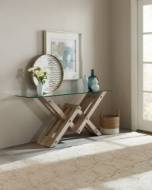 Picture of  AFFINITY GLASS TOP ACCENT CONSOLE        