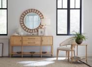 Picture of RETREAT POLE RATTAN ACCENT MIRROR         