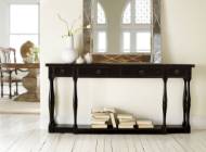 Picture of  SANCTUARY FOUR-DRAWER THIN CONSOLE - EBONY       