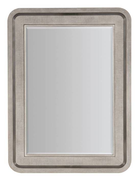 Picture of MODERN MOOD RAFFIA LANDSCAPE MIRROR         