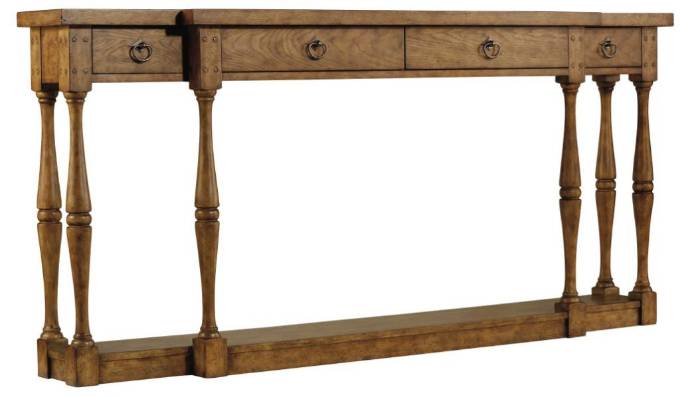 Picture of  SANCTUARY FOUR-DRAWER THIN CONSOLE - DRIFT       