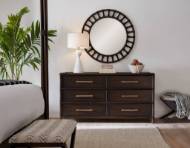 Picture of RETREAT POLE RATTAN ACCENT MIRROR         