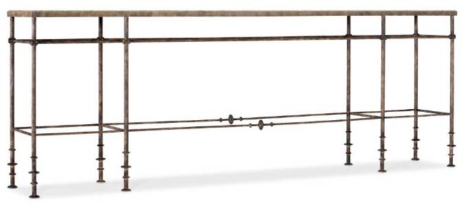 Picture of  LA GRANGE ST JAMES METAL AND STONE CONSOLE     