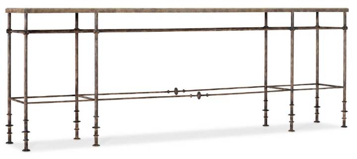 Picture of  LA GRANGE ST JAMES METAL AND STONE CONSOLE     