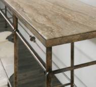 Picture of  LA GRANGE ST JAMES METAL AND STONE CONSOLE     