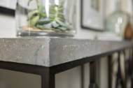 Picture of  CIAO BELLA METAL AND FAUX CONCRETE CONSOLE TABLE     