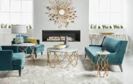 Picture of  MELANGE CORRINA SOFA TABLE         