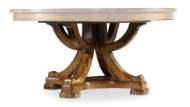 Picture of  TYNECASTLE ROUND PEDESTAL DINING TABLE WITH ONE 18'' LEAF    