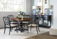 Picture of  CHARLESTON ROUND PEDESTAL DINING TABLE W/1-20IN LEAF      