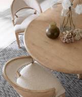 Picture of  RETREAT POLE RATTAN ROUND DINING TABLE W/1-20IN LEAF     