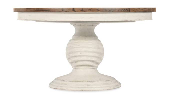 Picture of  AMERICANA ROUND PEDESTAL DINING TABLE W/1-22IN LEAF      