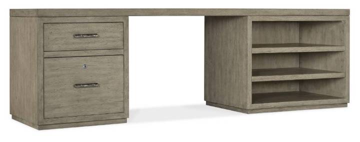 Picture of  LINVILLE FALLS DESK - 96IN TOP-SMALL FILE AND OPEN    