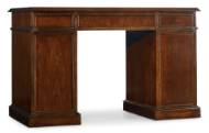 Picture of  CHERRY KNEE-HOLE DESK-BOW FRONT         