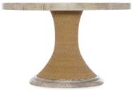 Picture of  AMANI 48IN ROUND PEDESTAL DINING TABLE WITH WOOD TOP    