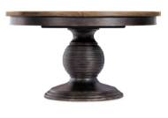 Picture of  AMERICANA ROUND PEDESTAL DINING TABLE W/1-22IN LEAF      