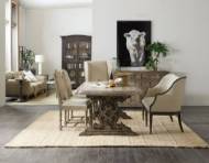 Picture of  LA GRANGE LE VIEUX 86IN DOUBLE PEDESTAL TABLE W/2-18IN LEAVES   