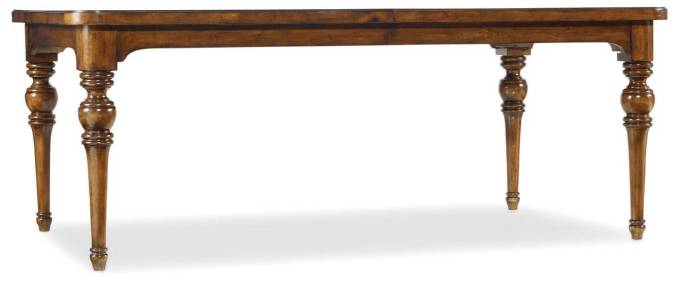 Picture of  TYNECASTLE RECTANGLE LEG DINING TABLE WITH TWO 18'' LEAVES    