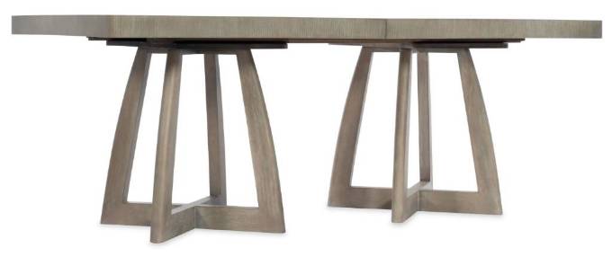 Picture of  AFFINITY 78IN RECTANGLE PEDESTAL DINING TABLE W/2-18IN LEAVES     