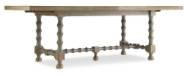 Picture of  CIAO BELLA 84IN TRESTLE TABLE W/ 2-18IN LEAVES-NATURAL/GRAY     