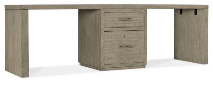 Picture of  LINVILLE FALLS DESK - 96IN TOP-SMALL FILE AND 2 LEGS   