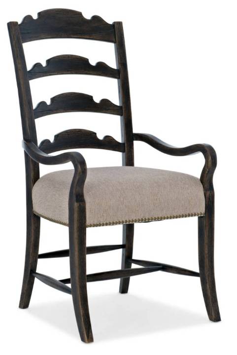 Picture of  LA GRANGE TWIN SISTERS LADDERBACK ARM CHAIR - 2 PER CARTON/PRICE EA 