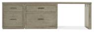 Picture of  LINVILLE FALLS DESK - 96IN TOP-SMALL FILE-LATERAL FILE AND LEG   
