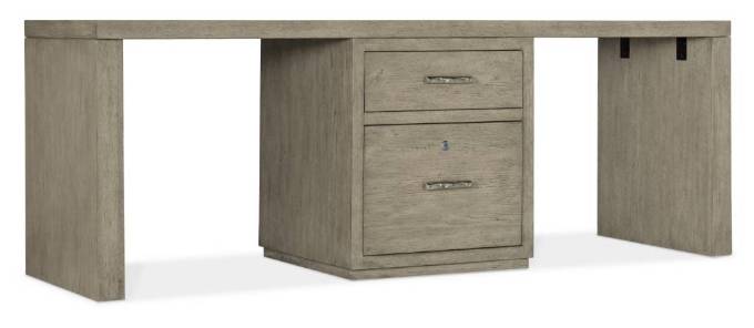 Picture of  LINVILLE FALLS DESK - 84IN TOP-SMALL FILE AND 2 LEGS   