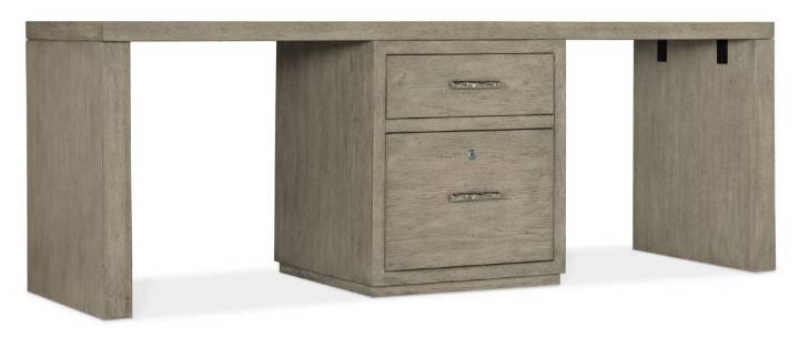 Picture of  LINVILLE FALLS DESK - 84IN TOP-SMALL FILE AND 2 LEGS   